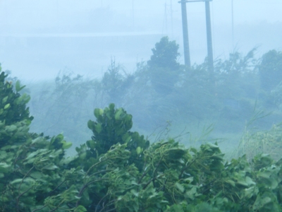 台風２号、八重山通過