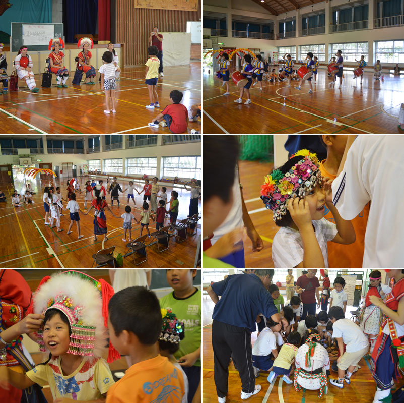 歌と踊りで日台交流