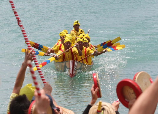 石垣四ヵ字の海神祭で上がりは中西が勝利