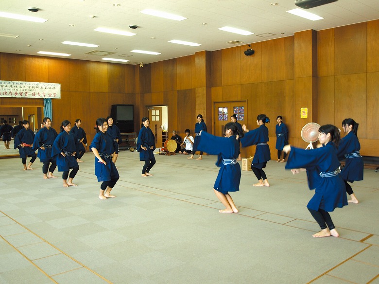 農高郷土芸能部の昼ごはん