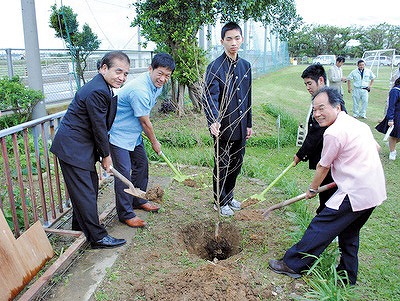 宇宙桜植樹