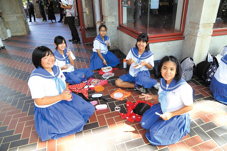 八重山地区 中学校総合文化祭の昼ごはん