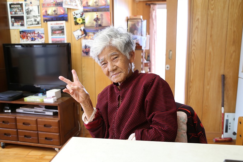 195　大城 ツル子さん　昭和6年1月20日生まれ　満83歳